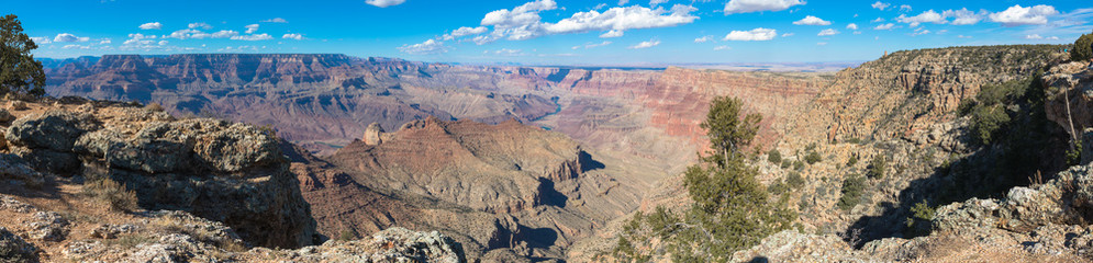 Views of the South Rim of the Grand Canyon, Arizona, USA