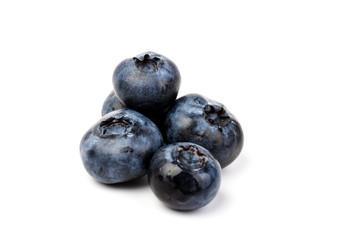 Blueberry isolated. Blueberry on white background. Bilberry. Clipping path.