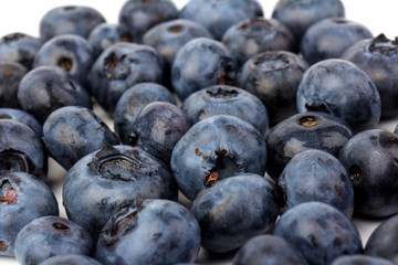 Blueberry isolated. Blueberry on white background. Bilberry. Clipping path.