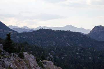 wild, spooky and unusual mediterranean mountains landscapes