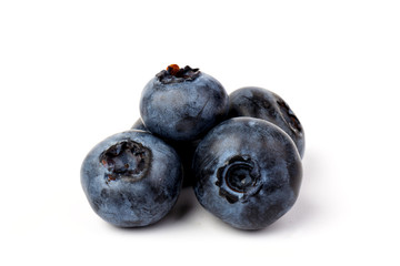 Blueberry isolated. Blueberry on white background. Bilberry. Clipping path.