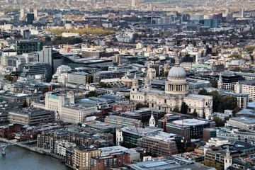 Naklejka premium An aerial view of London