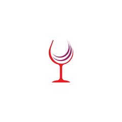 Wine Logo Template vector illustrtion