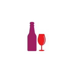 Wine Logo Template vector illustrtion