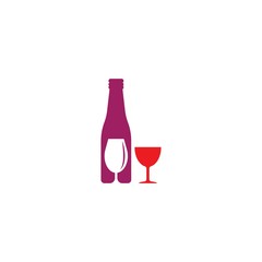 Wine Logo Template vector illustrtion