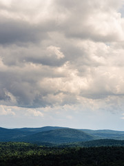 The view from the roadside near Hogback Mountain in Marlboro Vermont