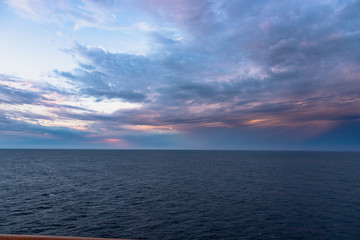 Obraz premium Blue Sky Over the Ocean