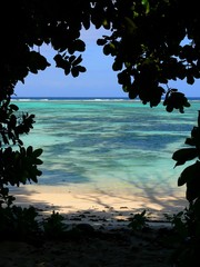 Seychelles, La Digue Island, Anse Union, Silver Source point