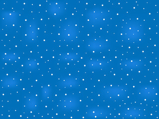 Winter snow background vector illustration. Blue Christmas snowflakes background.