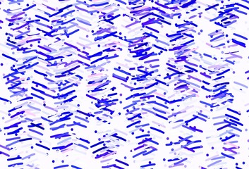 Light Pink, Blue vector template with repeated sticks.