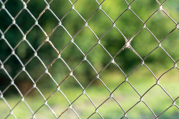 Fototapeta premium chain link fence