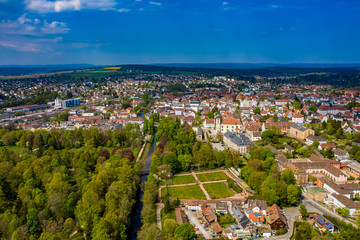 Donaueschingen aus der Luft