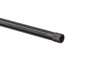A sniper rifle with a telescopic sight. A carbine with a wooden stock. Weapons for hunting and...
