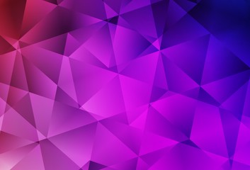 Obraz premium Light Purple, Pink vector low poly background.
