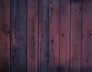 Red background made of wood