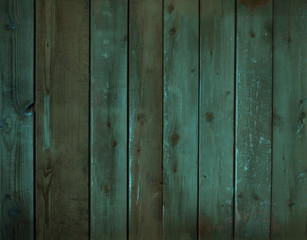 Turquoise background made of wood
