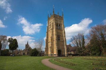 Evesham Bell Tower, part of the old Evesham Abbey, Evesham, Worcestershire, UK