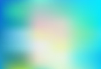 Light Blue, Yellow vector abstract blurred layout.
