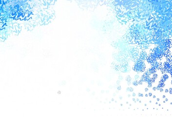 Light BLUE vector pattern with curved lines.