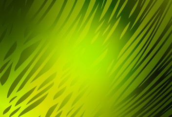 Light Green, Yellow vector blurred bright pattern.