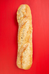 bread on a wooden board