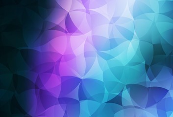 Dark Pink, Blue vector pattern with random forms.