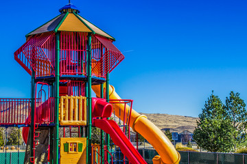 Modern Childrens Playground Equipment With Slides