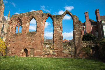 Worcester cathedral, Worcestershire, UK