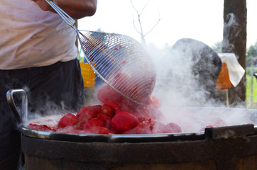 Pesca del pomodoro.