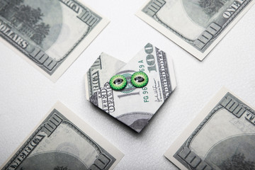 image of money white background 