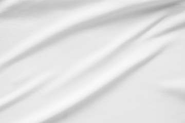 White fabric smooth texture surface background