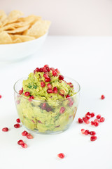 guacamole and chips