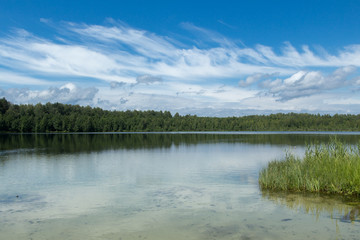 Svetloyar lake - natural monument and cultural heritage of Russia, Voskresensky District of the Nizhny Novgorod District
