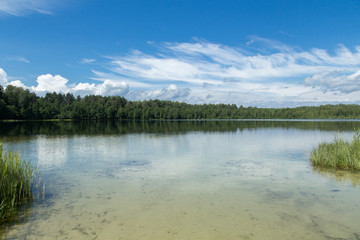 Svetloyar lake - natural monument and cultural heritage of Russia, Voskresensky District of the Nizhny Novgorod District