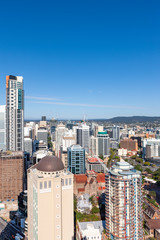 Fototapeta premium Aerial shot of Brisbane skylines
