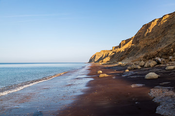 The Rocky Coastline near Whale Chine, on the Isle of Wight