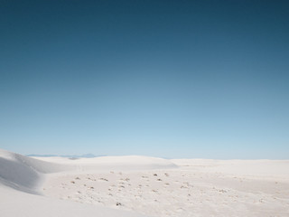 White sands