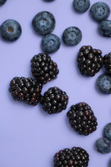 close up of blackberry