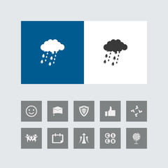Creative Weather Icon with Bonus Icons.