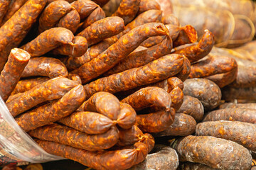 Cured Smoked Sausages