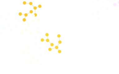 Light Multicolor vector template with artificial intelligence structure.