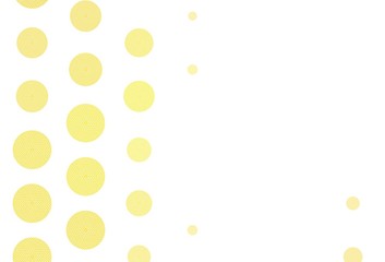 Light Yellow vector backdrop with dots.