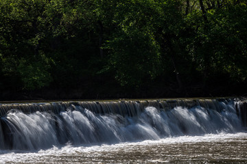 Fototapeta na wymiar waterfall in kansas