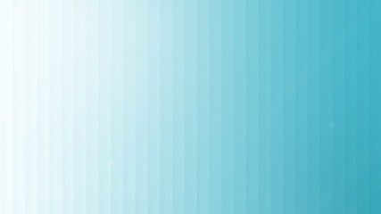 Abstact white to turquoise color gradient background with copy space. Modern and trendy abstract background with vertical lines. 4k resolution.