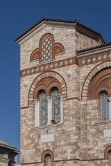 Fototapeta na wymiar View of Neo-Byzantine Cathedral of Holy Trinity (