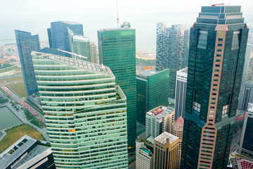 Raffles Place, business district in Singapore