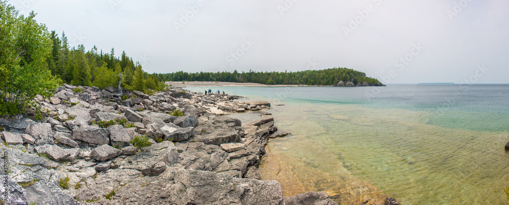 Wall mural coastline at bruce peninsula national park ontario canada