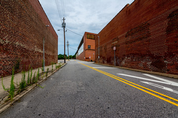 Raleigh North Carolina USA July 19 2014 Norfolk Southern Train Yard