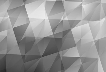 Light Gray vector polygonal background.