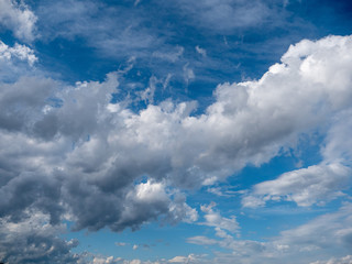 blue sky with clouds